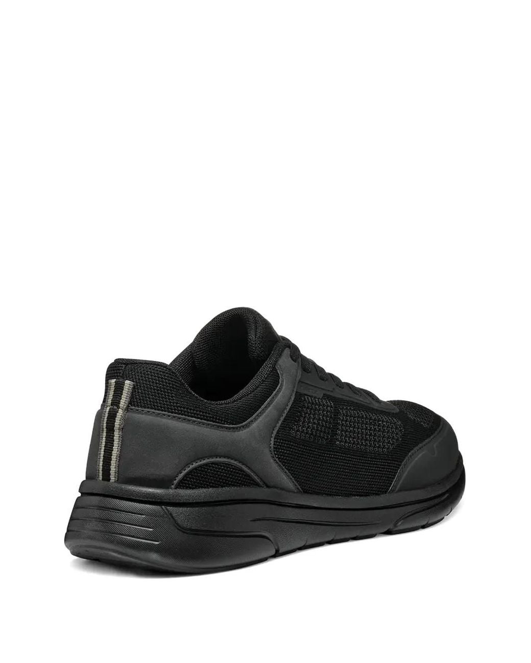 Geox Black Mesh-Panels Sneakers for men