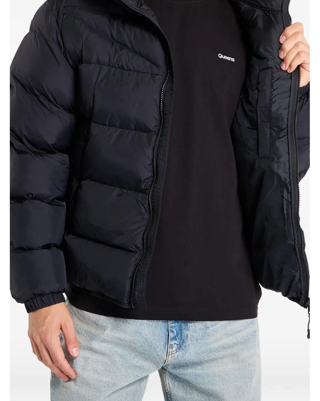 Chaqueta Con Capucha Napapijri de hombre de color Black