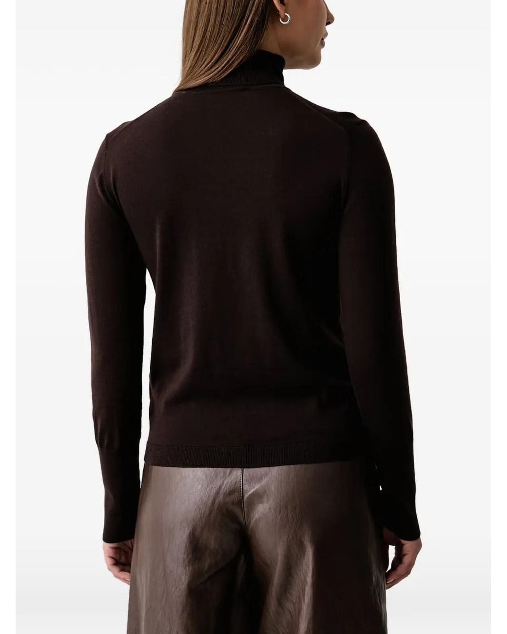 Kaos Black Roll-Neck Sweater