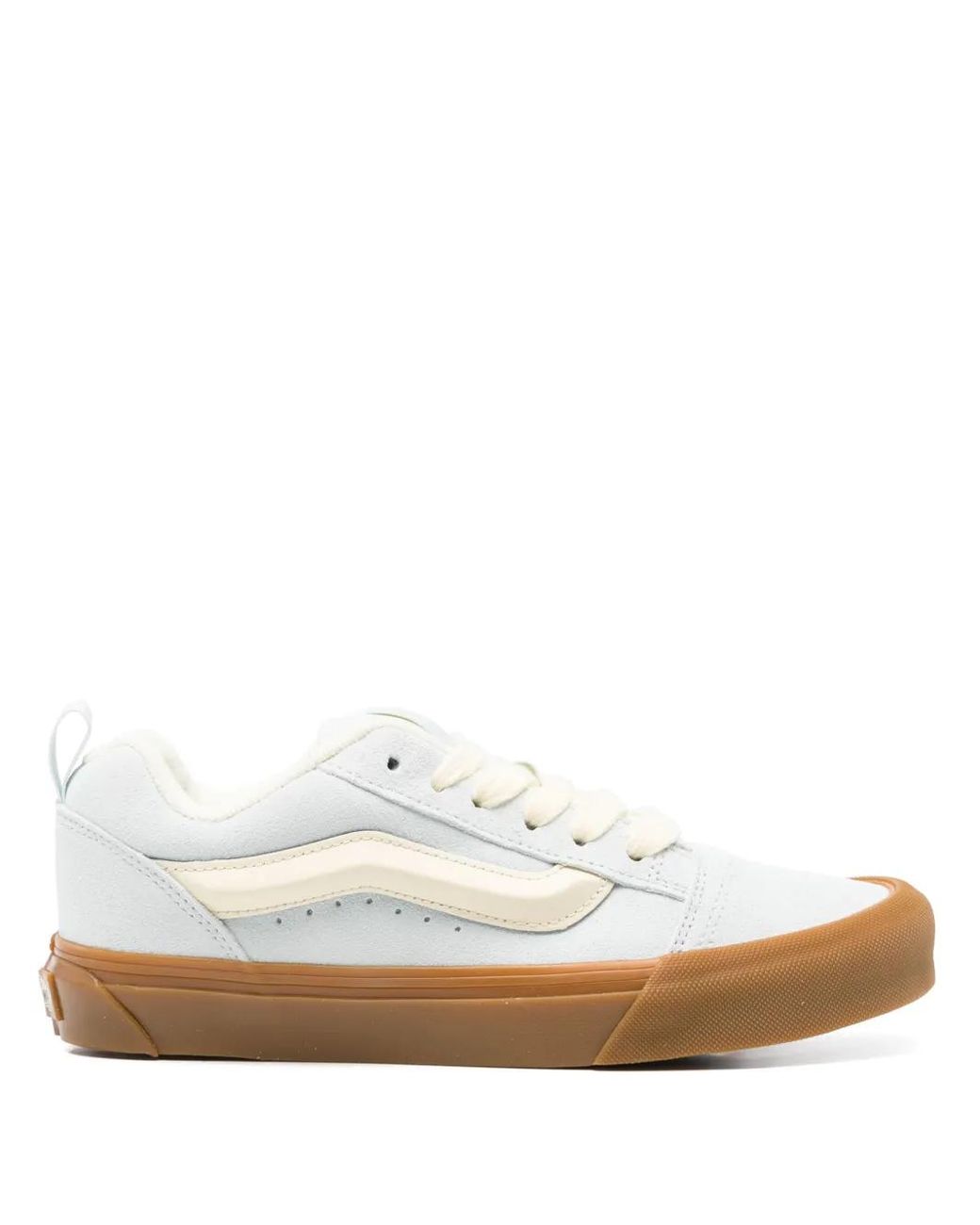 Vans White Knu Skool Sneakers