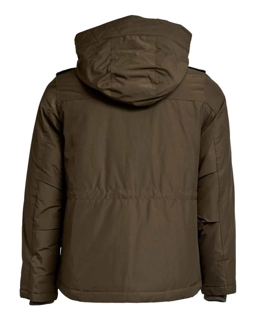 Woolrich Green Quilted Hooded Jacket