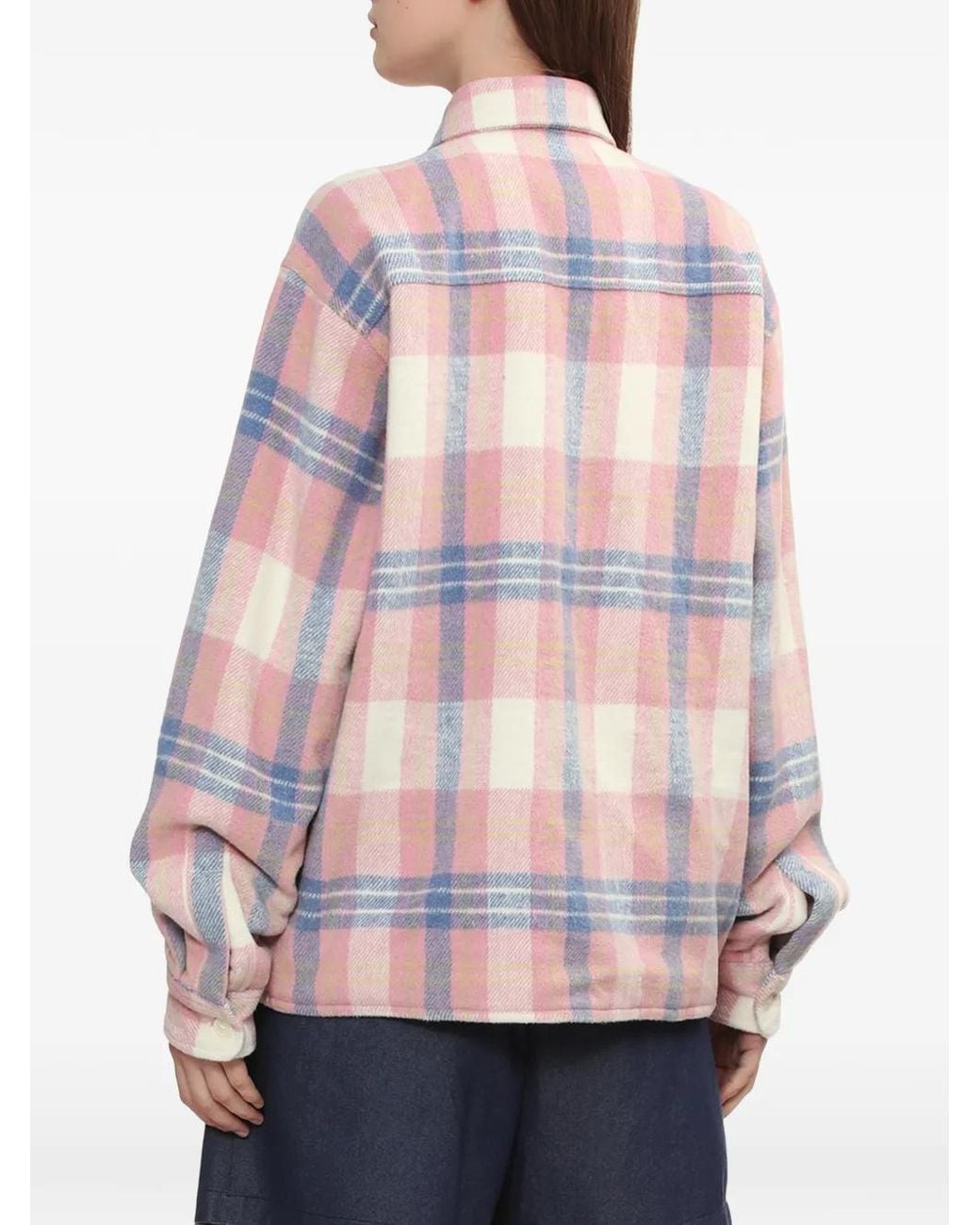 A Bathing Ape Pink Pocket Plaid Shirt