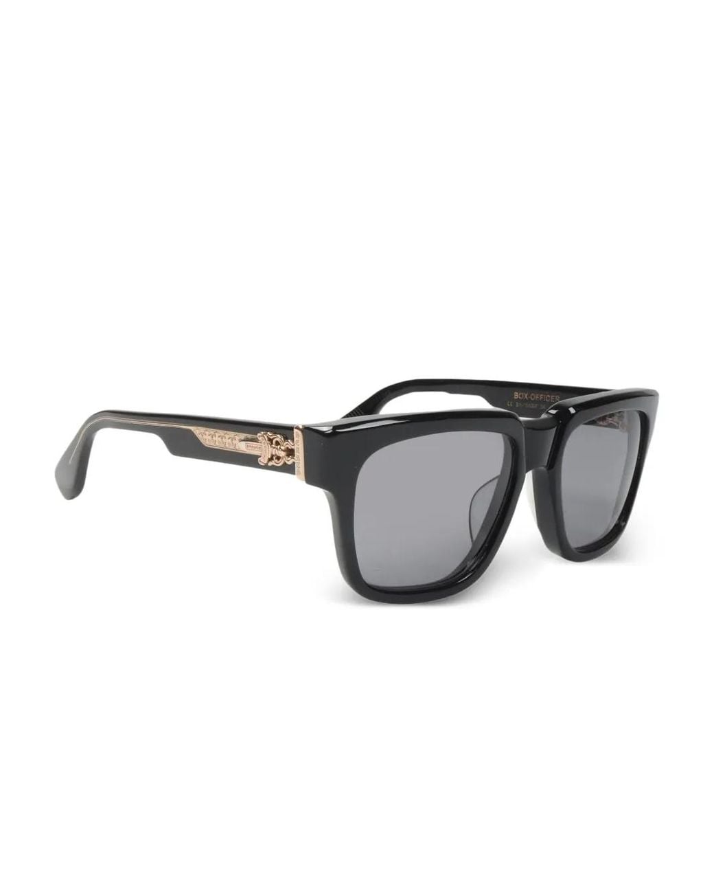 Chrome Hearts Black Box-Officer Sunglasses for men
