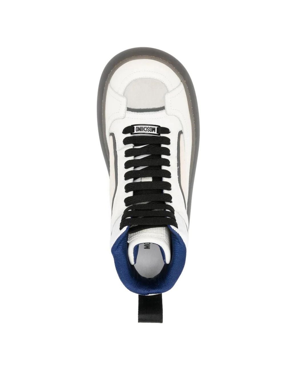 Moschino White High-Top Sneakers for men