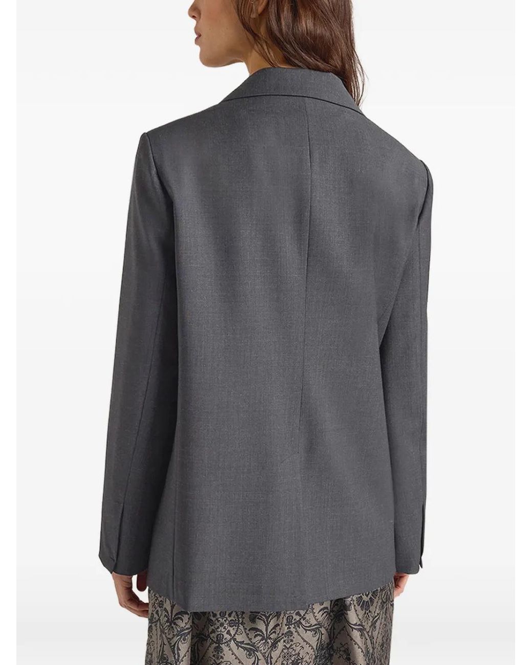 Momoní Black Blazer Rosemary À Boutonnière Croisée