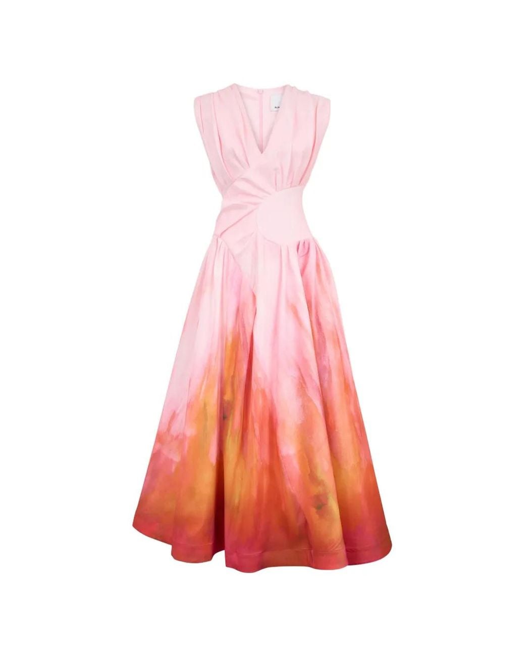 acler hot pink dress ESHER MAXI DRESS