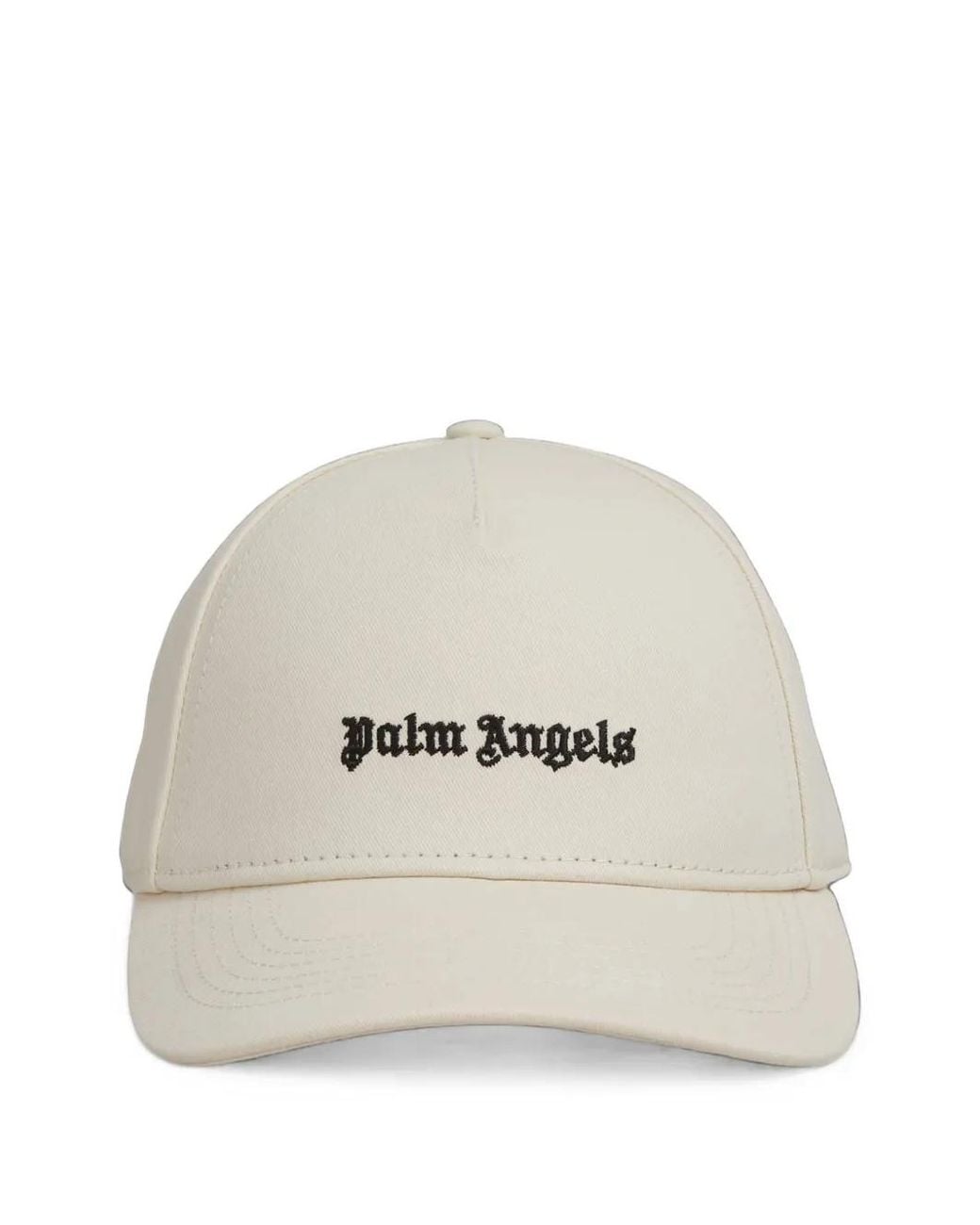 Palm Angels White Casquette À Logo Brodé for men