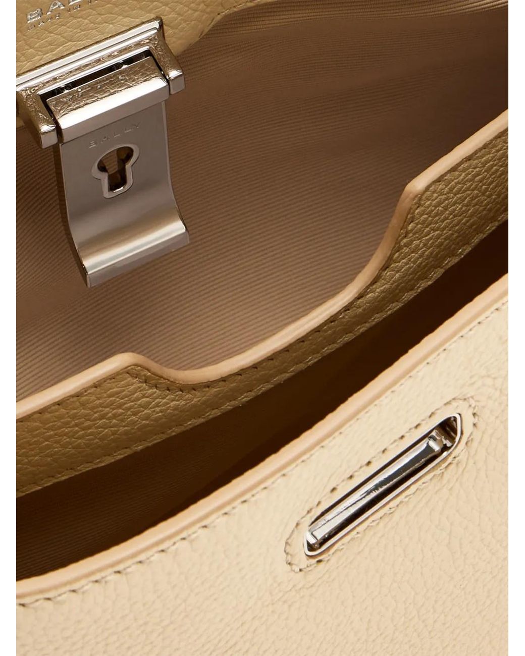 Bally Natural Lock Me Mini Bag