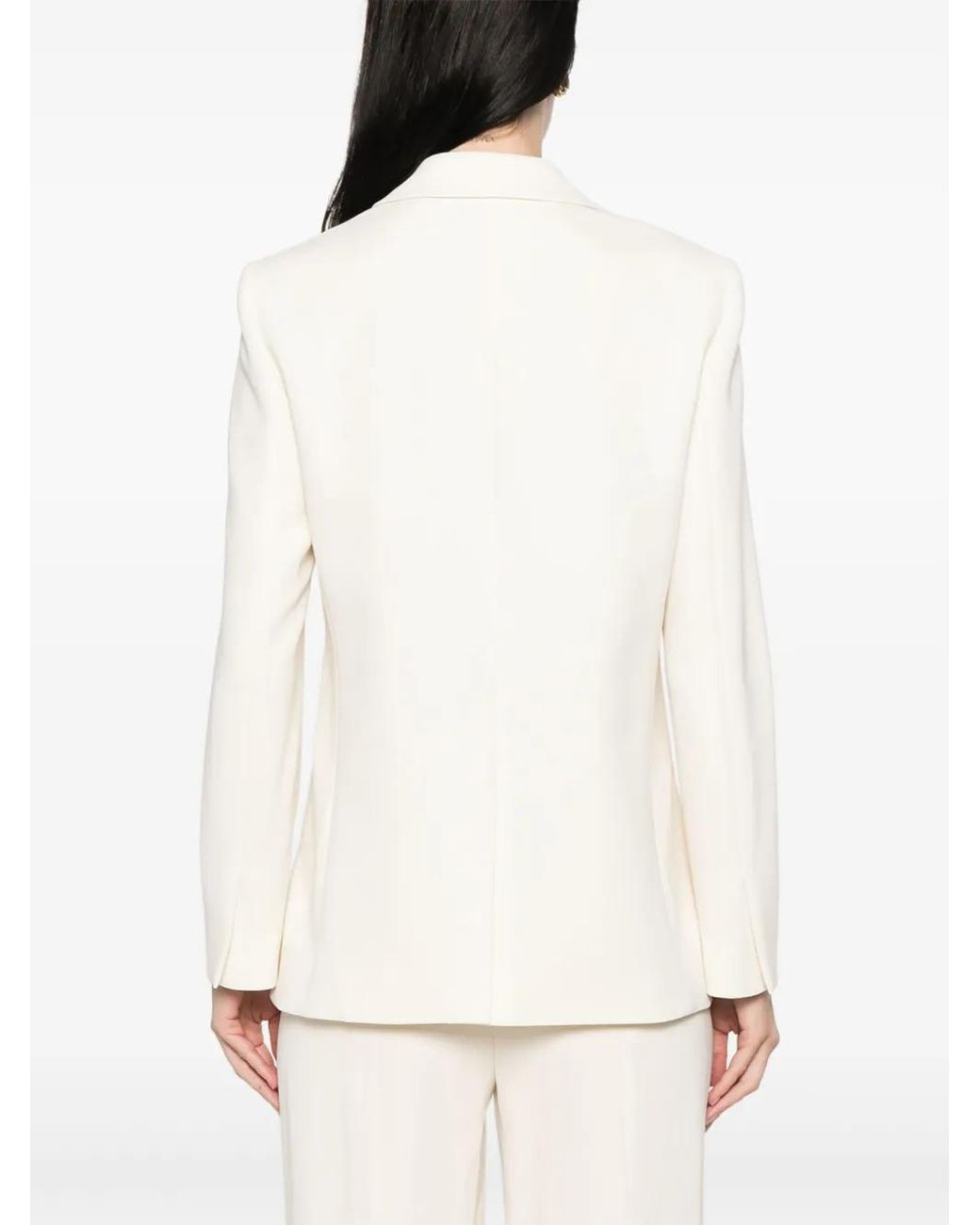 Theory White Double-Breasted Blazer