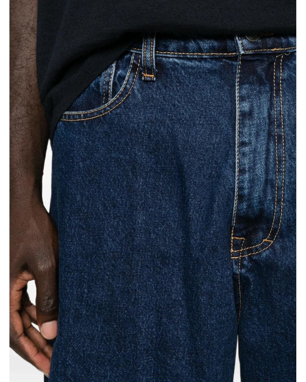 Imperial Blue Straight-Leg Jeans for men