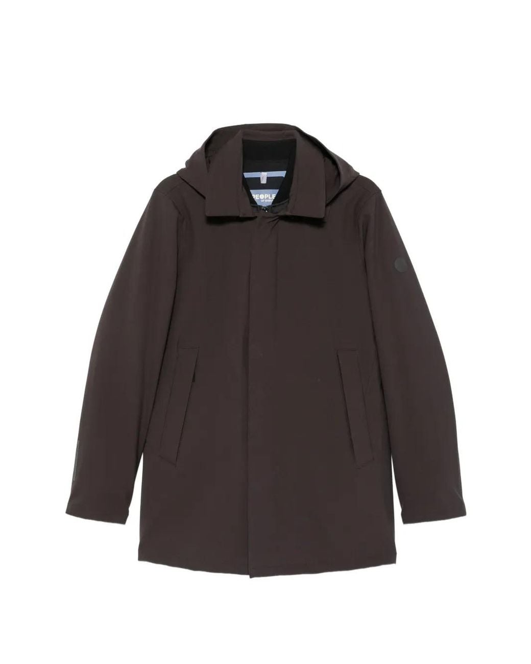 People Of Shibuya Gray Hachiko Hooded Zip-Up Coat for men