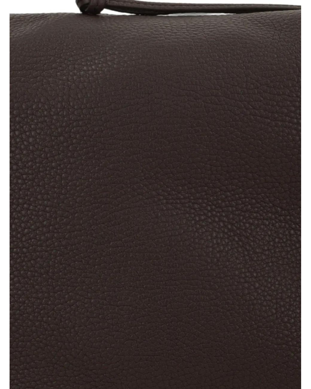 Loewe White Grained Leather Shoulder Bag for men