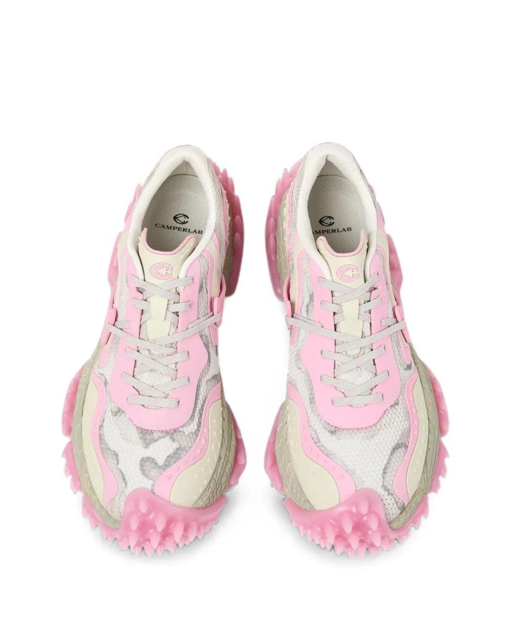 CAMPERLAB Pink Tornado Sneakers Mit Einsätzen