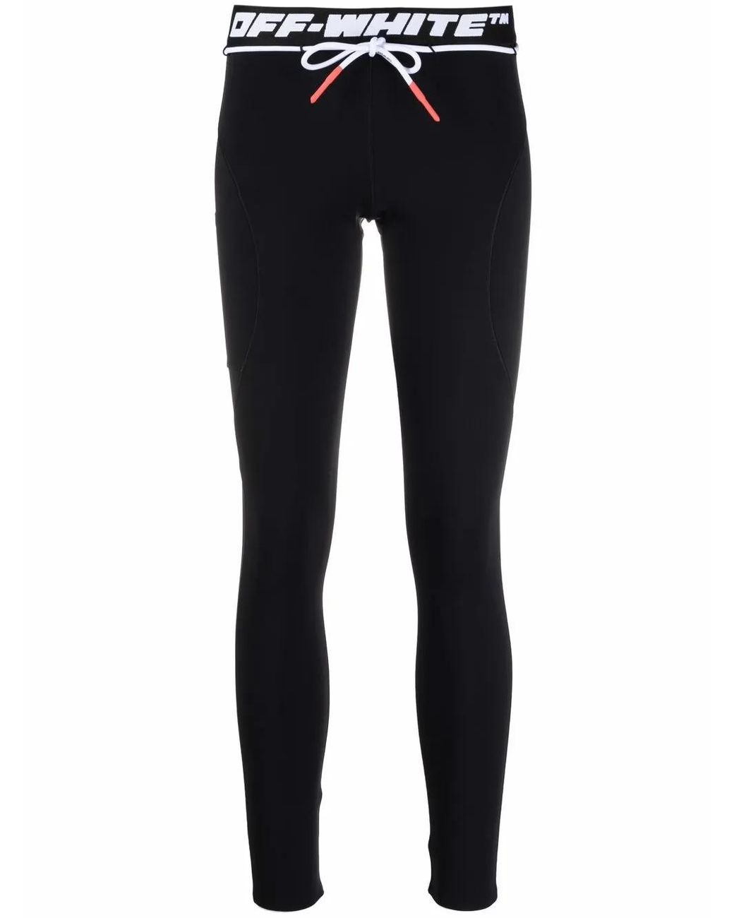 Off-White c/o Virgil Abloh Blue Athl Logo Band leggings