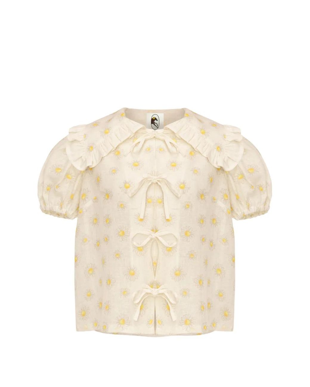 Sleeper Natural Blouse Puff En Lin