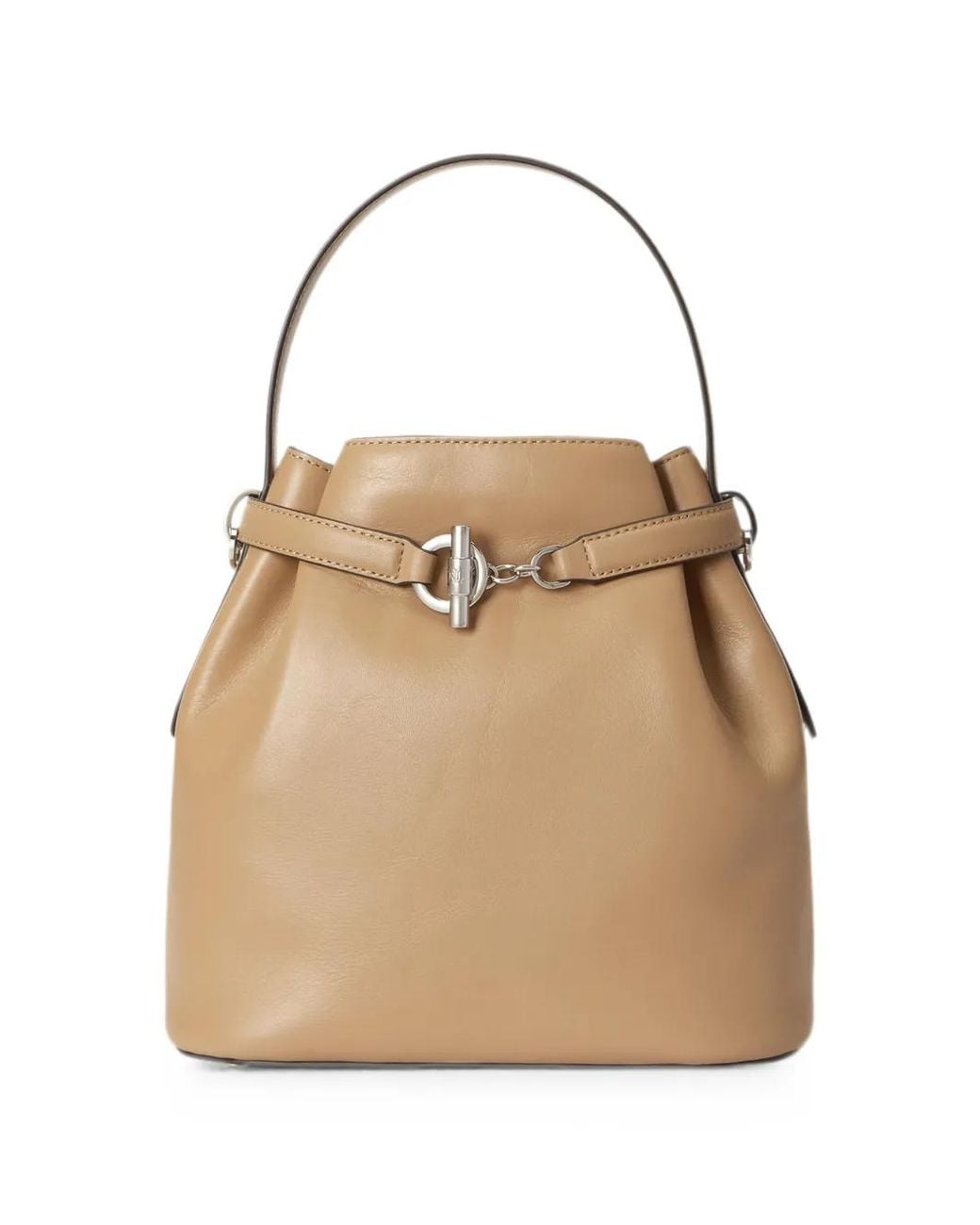Ralph Lauren Natural "Blke" Medium Bucket Bag