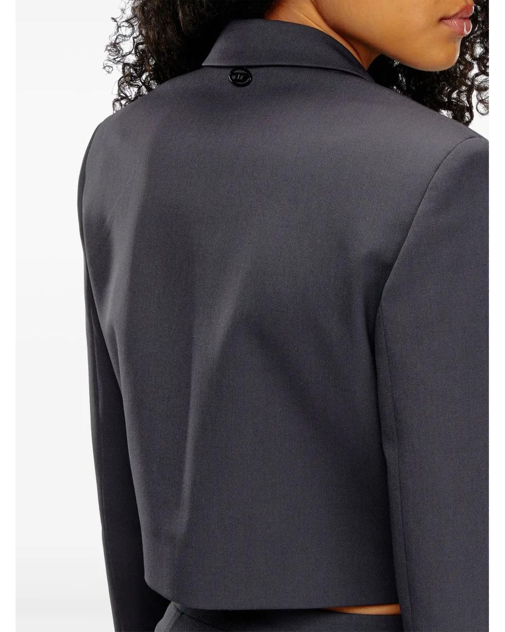 DIESEL Blue G-Milla-P1 Stretch Woven-Blend Blazer