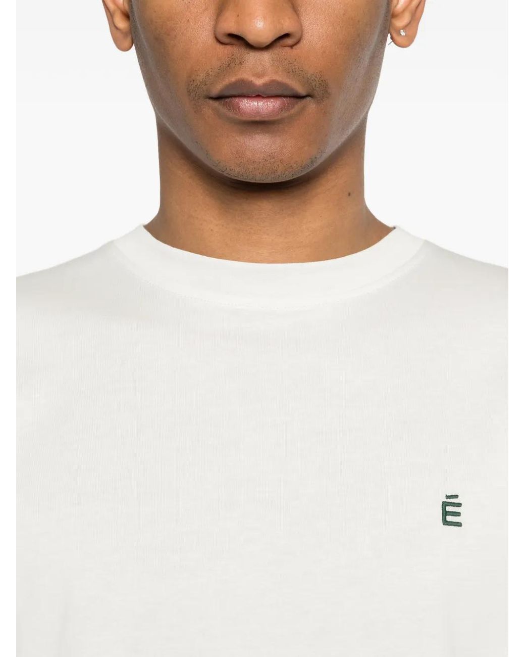 Etudes Studio White Embroidered T-Shirt