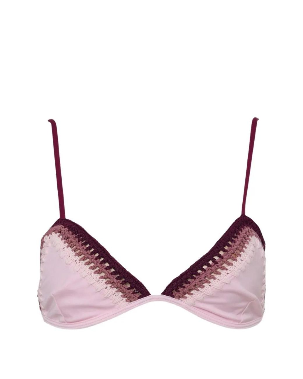 Leslie Amon Bikinitop Met Zoom in het Purple