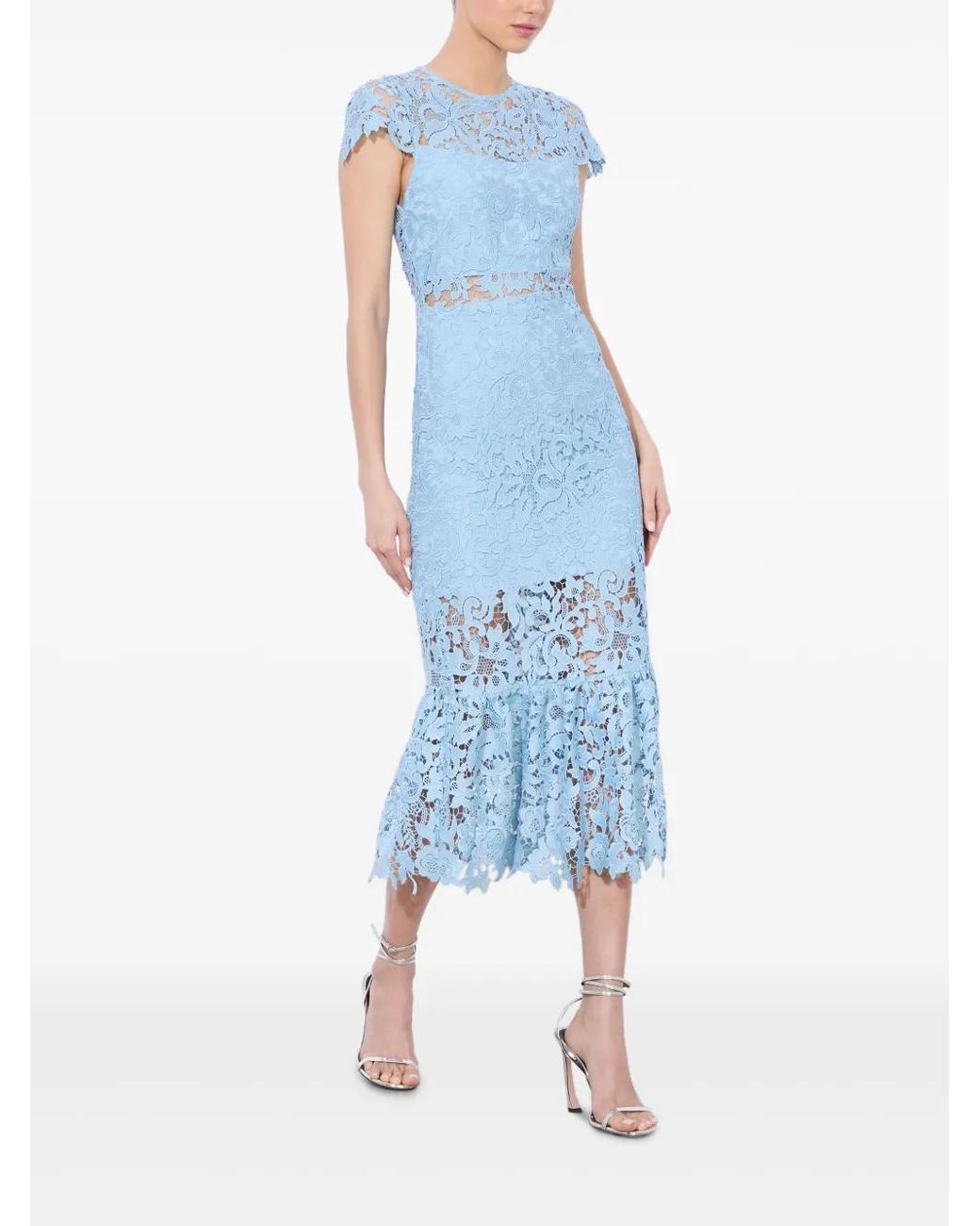 Alice + Olivia Clover Jurk in het Blue