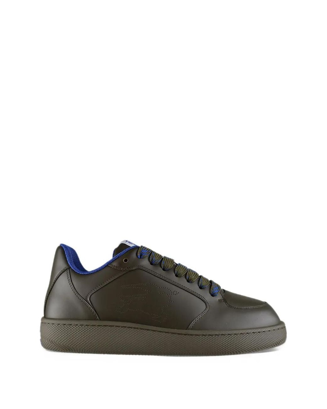 Burberry Black Stock Equestrian Knight Sneakers for men