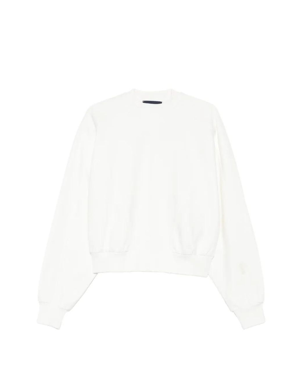 Sportmax White Sweat À Col Rond