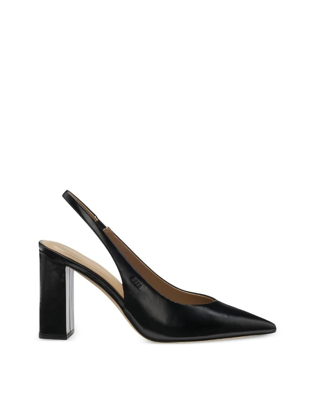 Boss Black Heeled Pumps