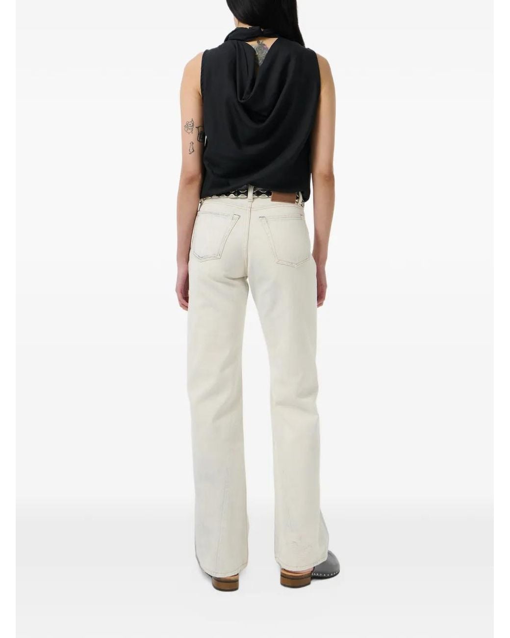 Our Legacy White Wata Cut Jeans
