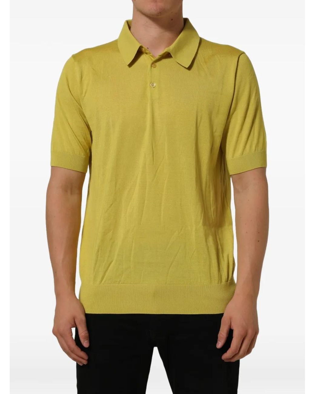 Dolce & Gabbana Green Short-Sleeve Polo Shirt for men