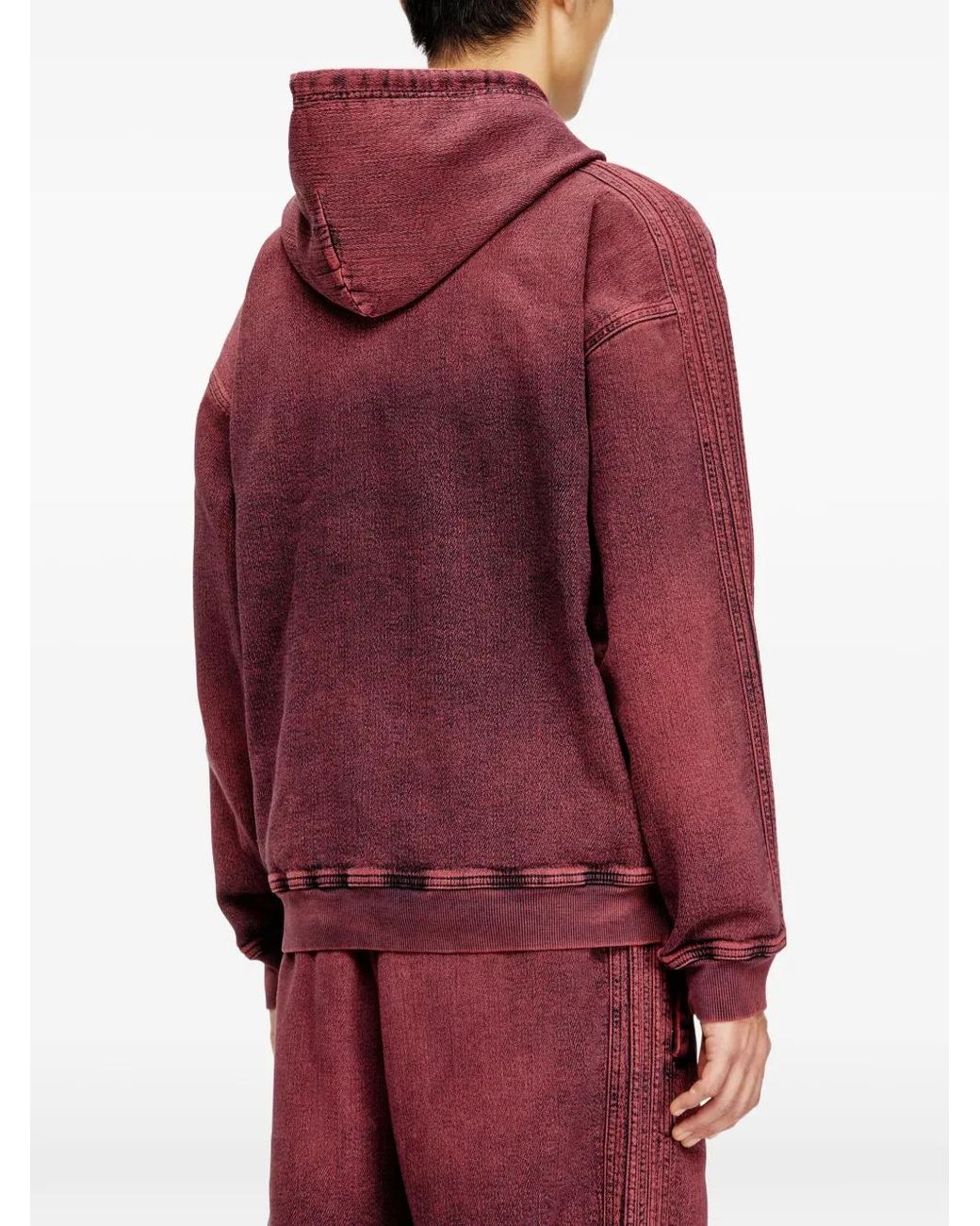 DIESEL Purple D-Um-Rib_Horse Sweatshirt for men
