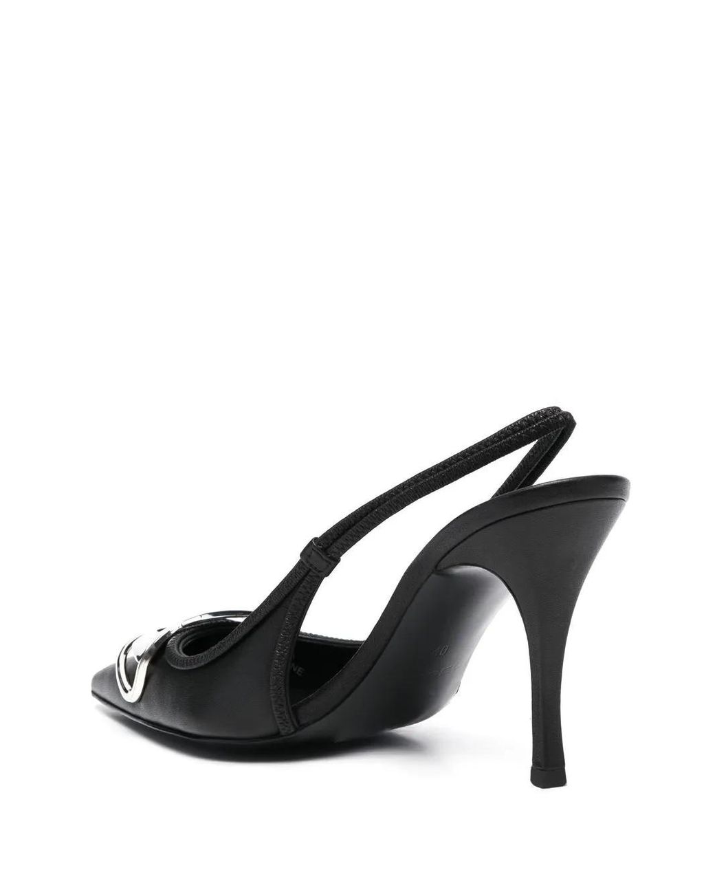 DIESEL Black Venus Leather Pumps