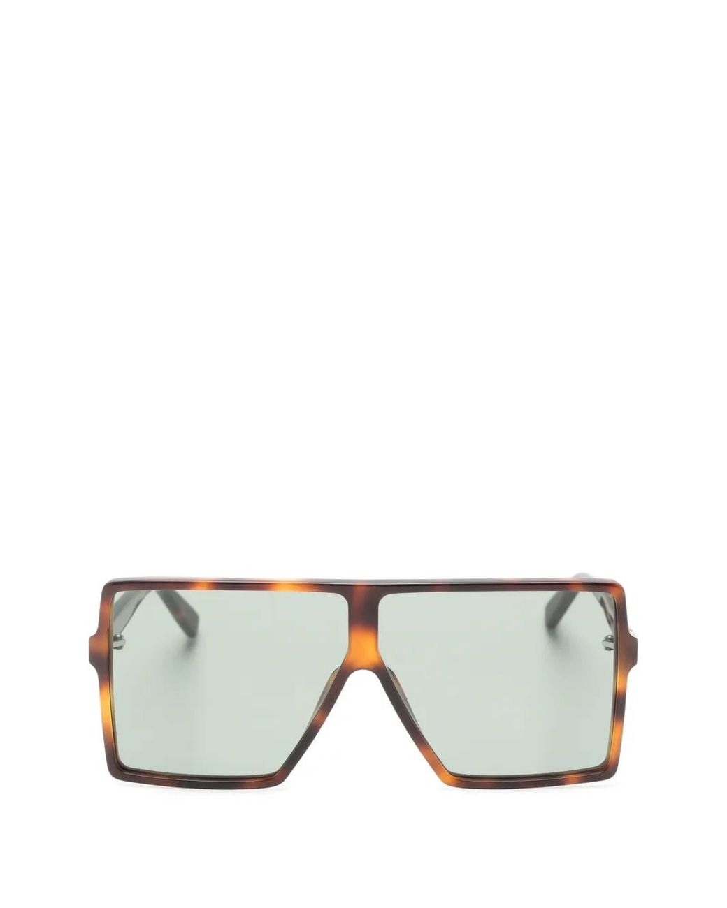 Saint Laurent Gray Betty Square-Frame Sunglasses