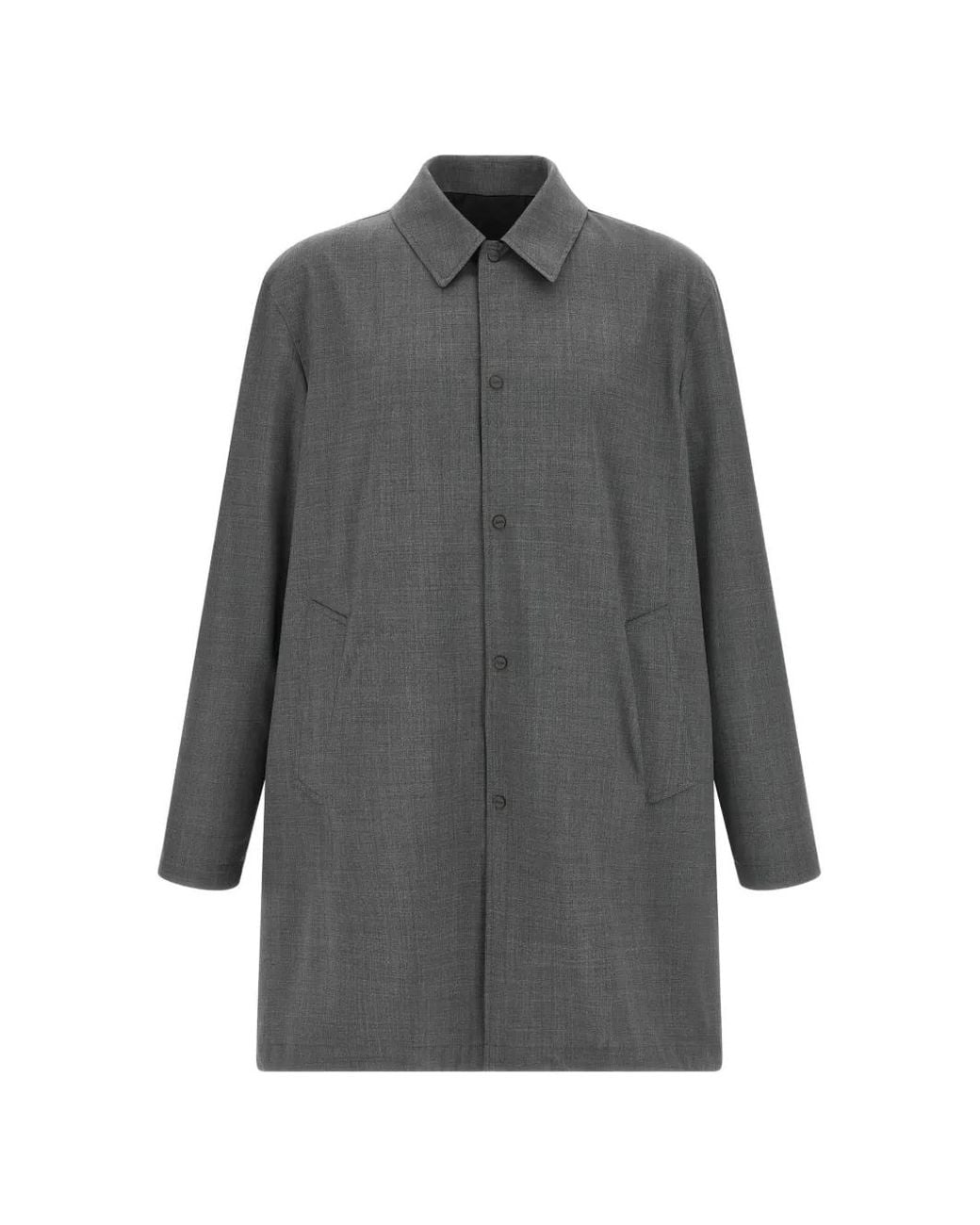 Veste Imperméable À Design Réversible Herno pour homme en coloris Gray