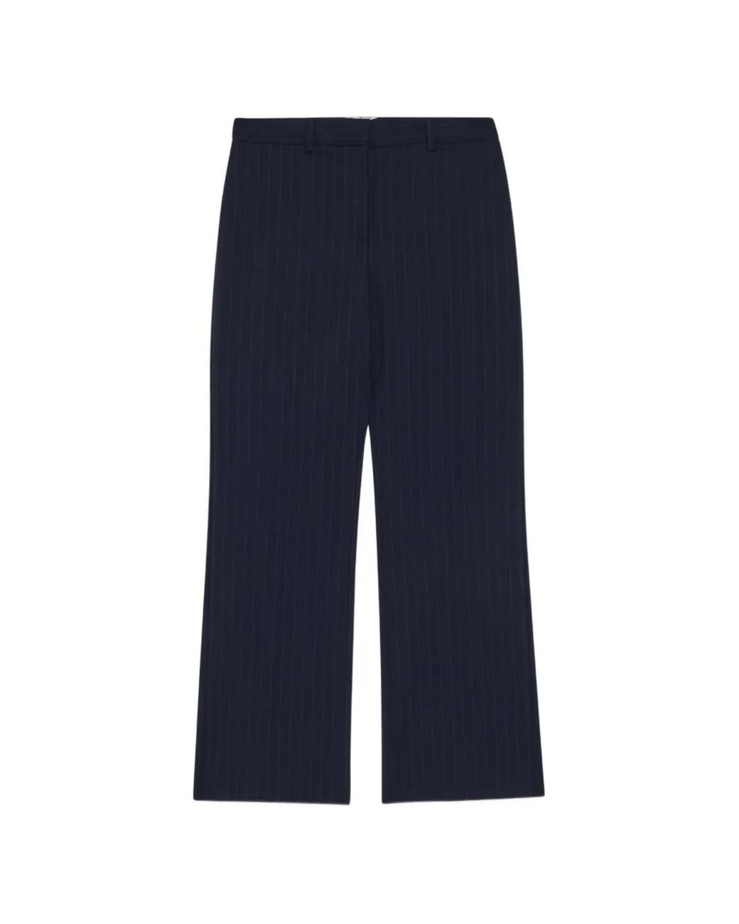 Ottod'Ame Blue Pinstripe-Pattern Tailored Trousers