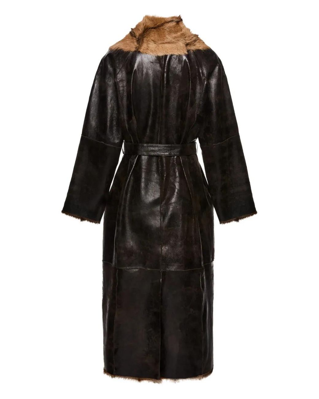 Magda Butrym Black Belted Wrap Coat