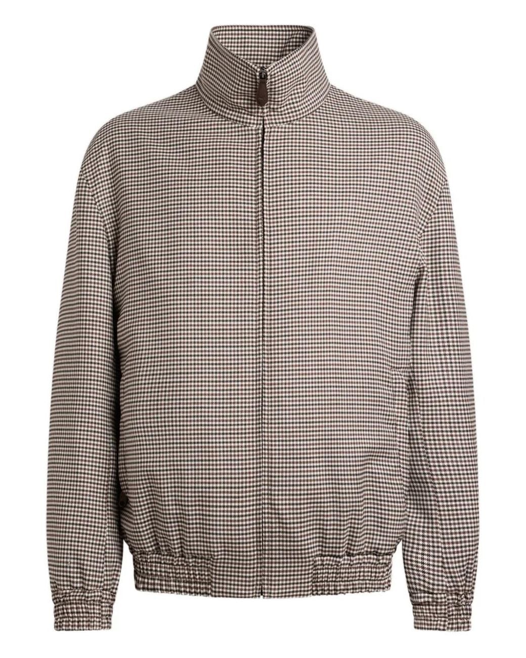 Etro Gray Turtleneck Jacket for men