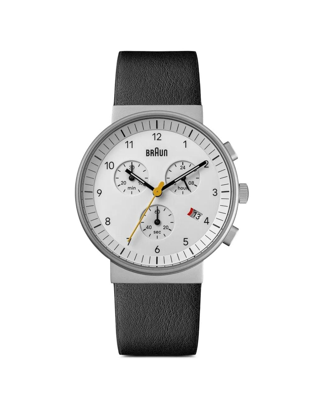 Braun Watches Gray Classic 40Mm Watch for men