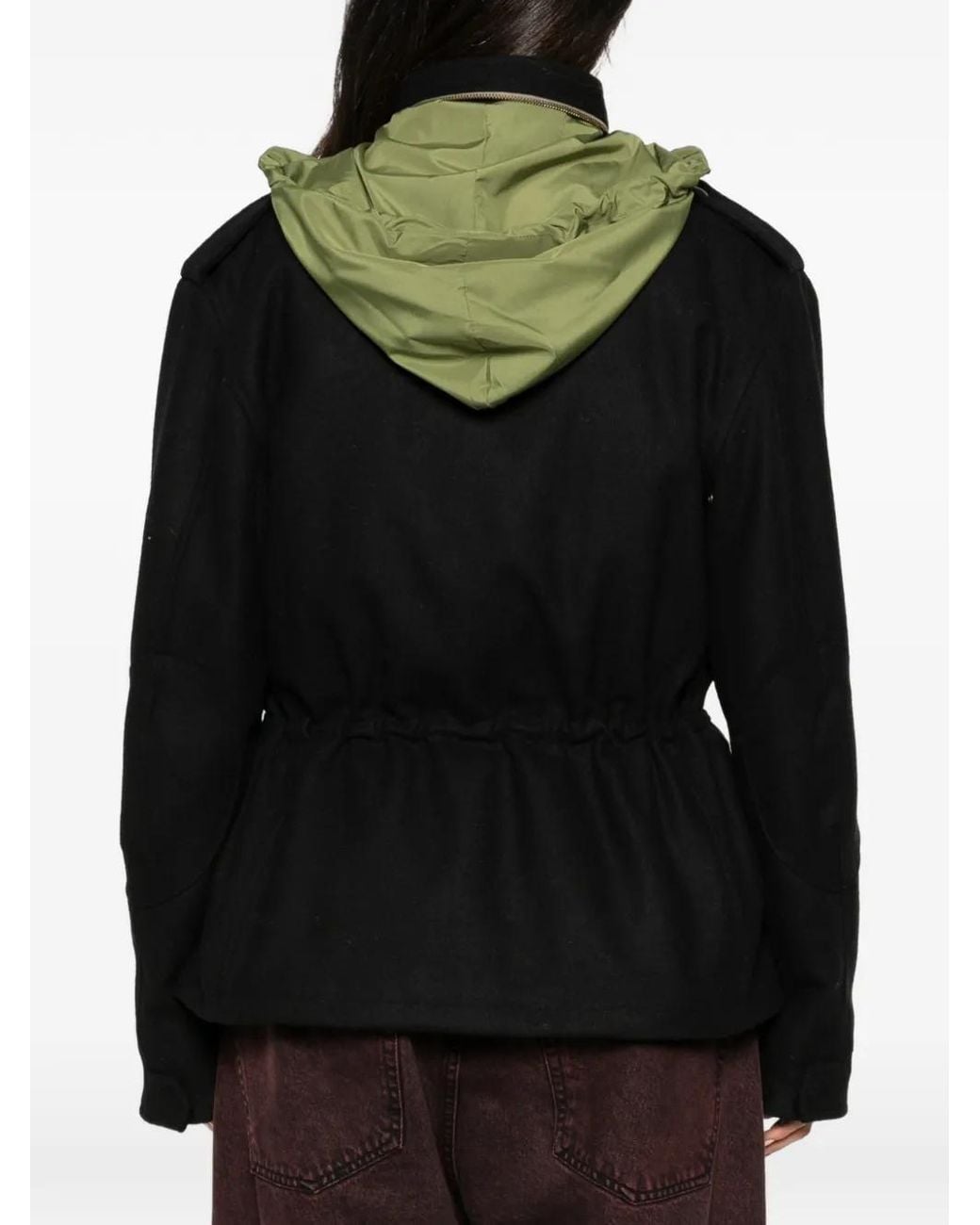 FRONT STREET 8 Black Drawstring Jacket
