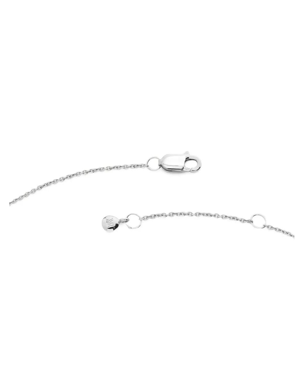 Monica Vinader White Sagittarius Zodiac Necklace
