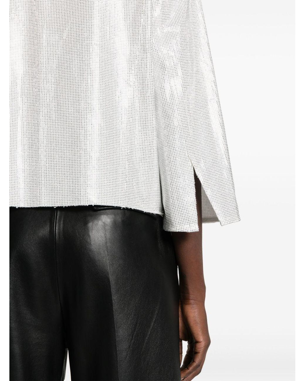 Ermanno Scervino rhinestone-embellished bodysuit - Black