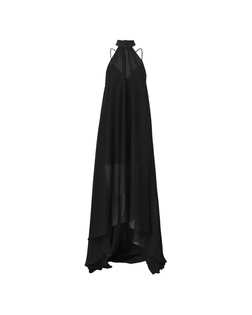 Il Volo Black Luma Halterneck Dress