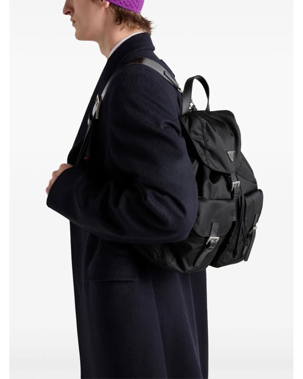 Prada Black Re-Nylon Backpack
