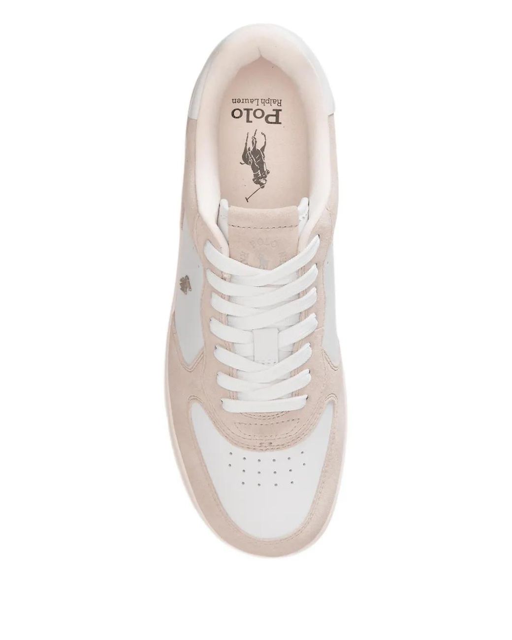 Polo Ralph Lauren White Masters Court Sneakers for men