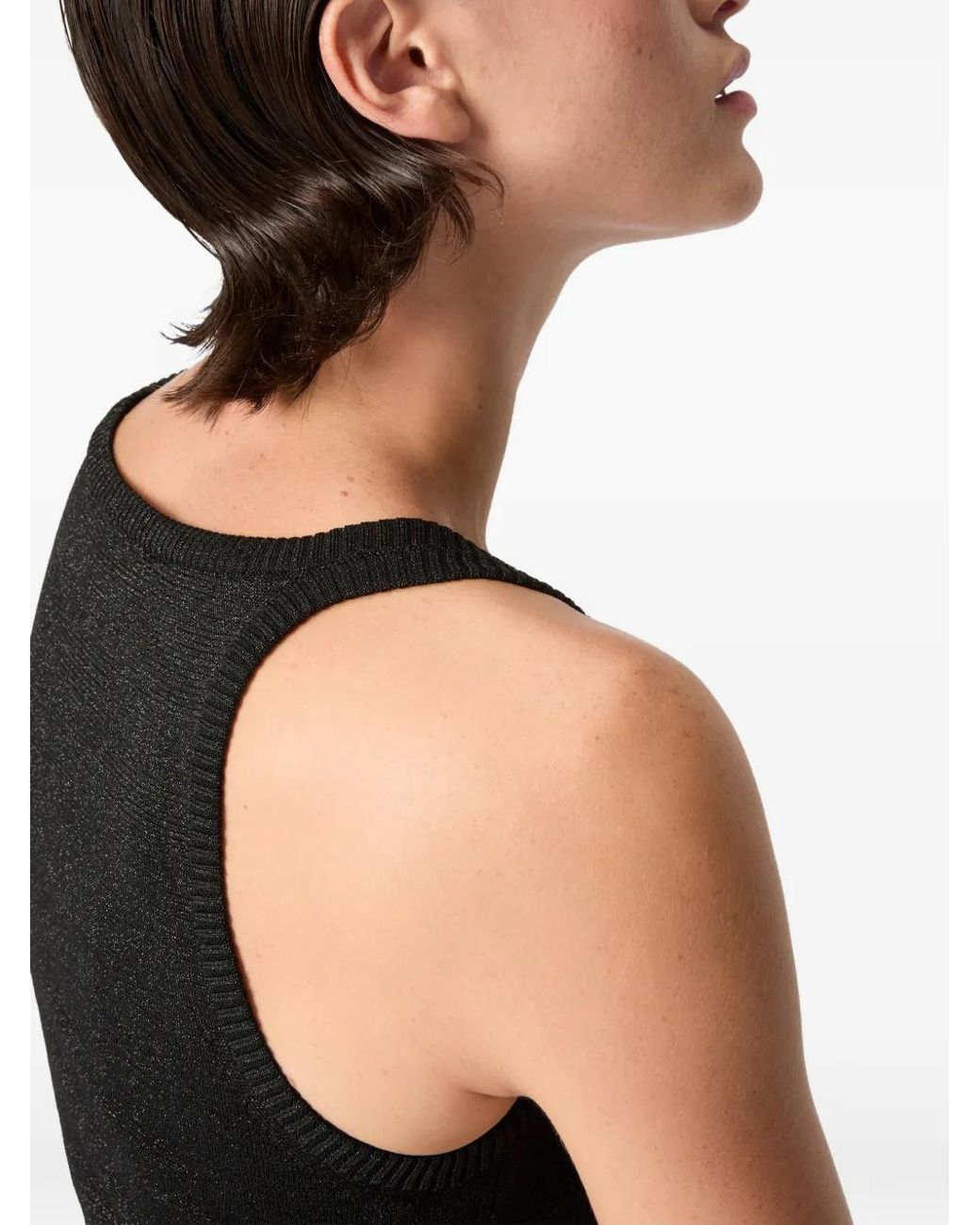 Missoni Black Square-Neck Tank Top