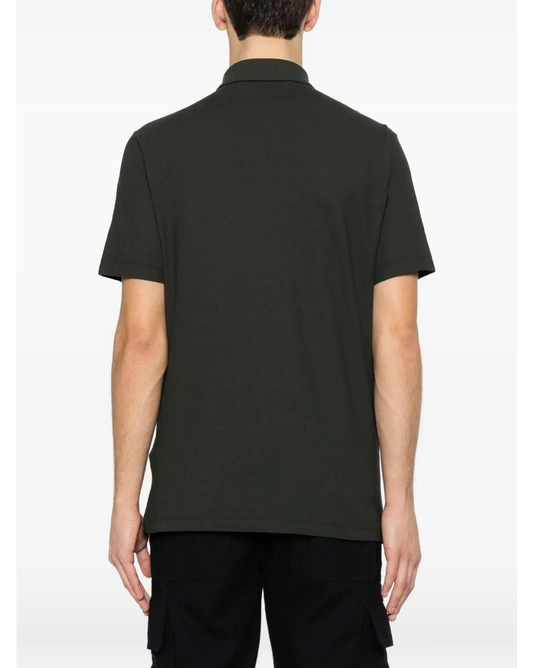 Zanone Poloshirt in het Black voor heren