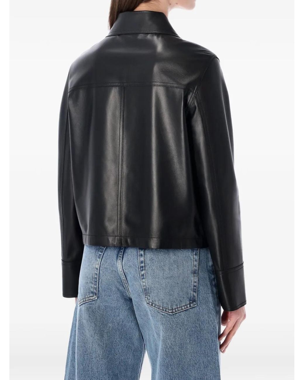 S.W.O.R.D Black Buttoned Cropped Jacket