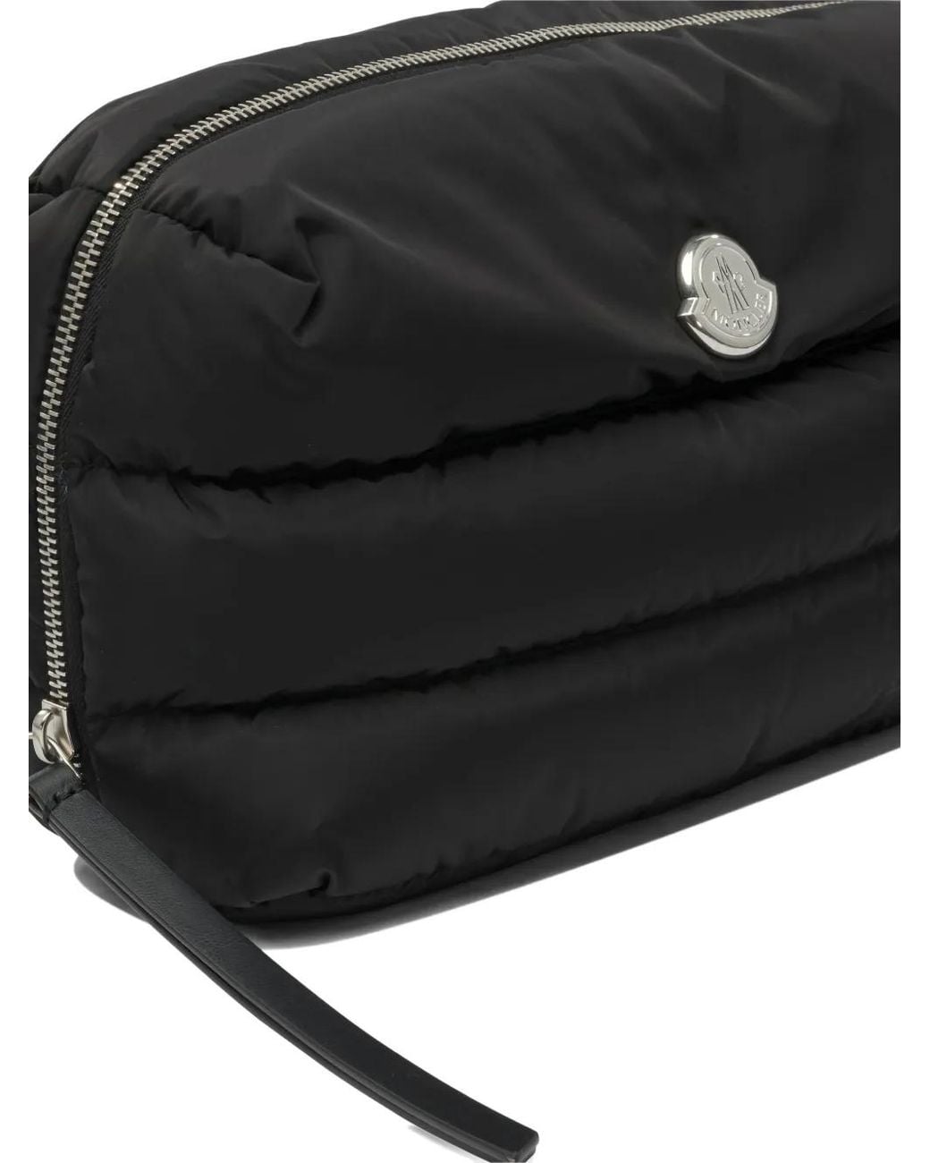 Moncler Black Gesteppte Caradoc Kosmetiktasche
