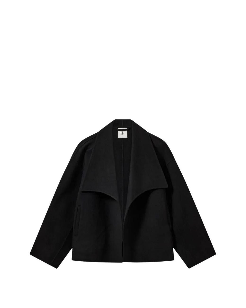 THE GARMENT Black Kramer Shawl-Lapel Drop-Shoulder Jacket