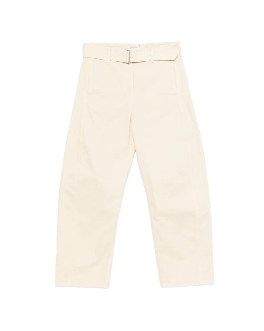 Magda Butrym White Belted Jeans