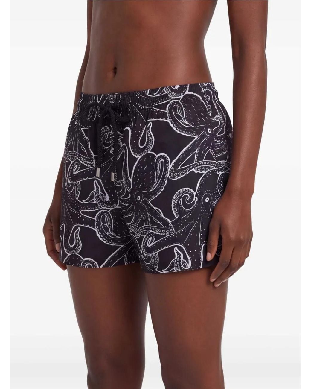 Vilebrequin Black Poulpes Swim Shorts for men